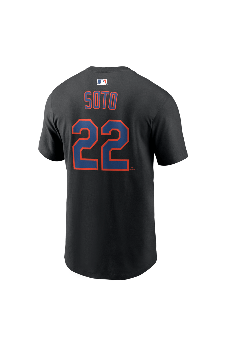 Nike Men's Nike Juan Soto Black New York Mets Name & Number T-Shirt, Alternate, color, Black
