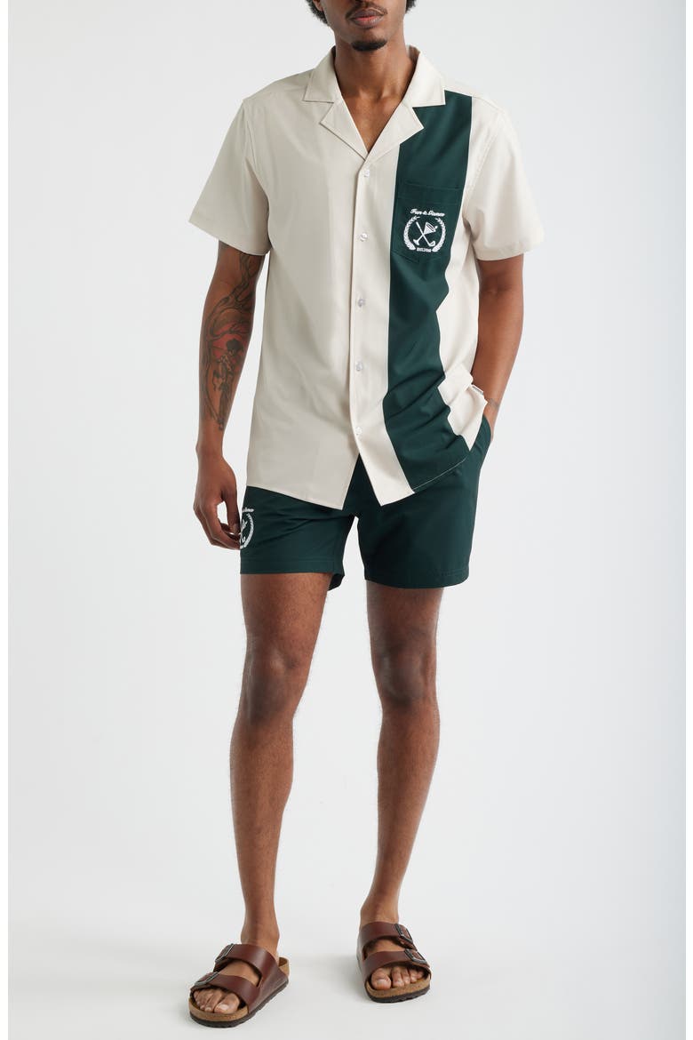 Club House Weekend Camp Shirt, Alternate, color, WHITE