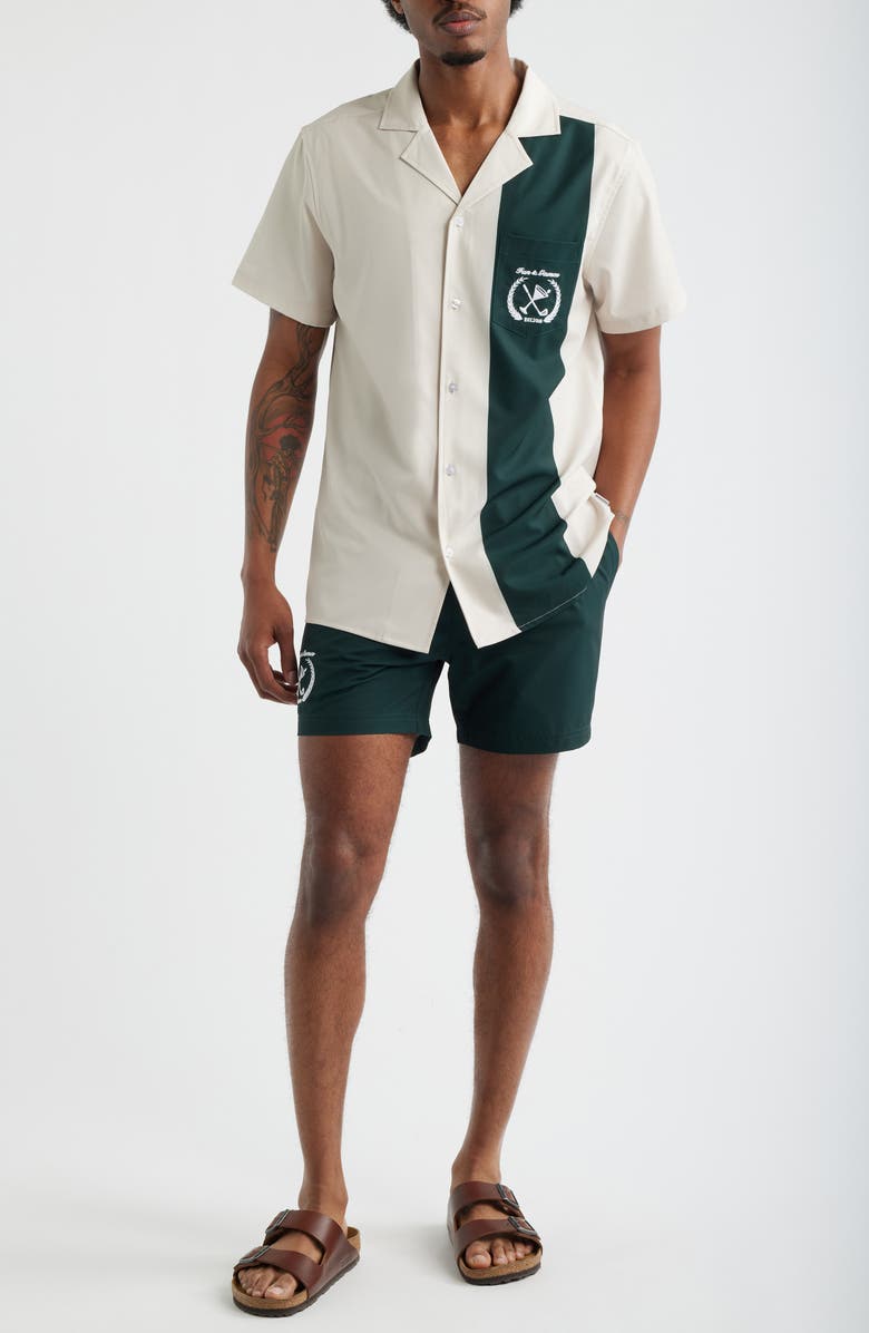 MAVRANS Club House Weekend Camp Shirt, Alternate, color, White
