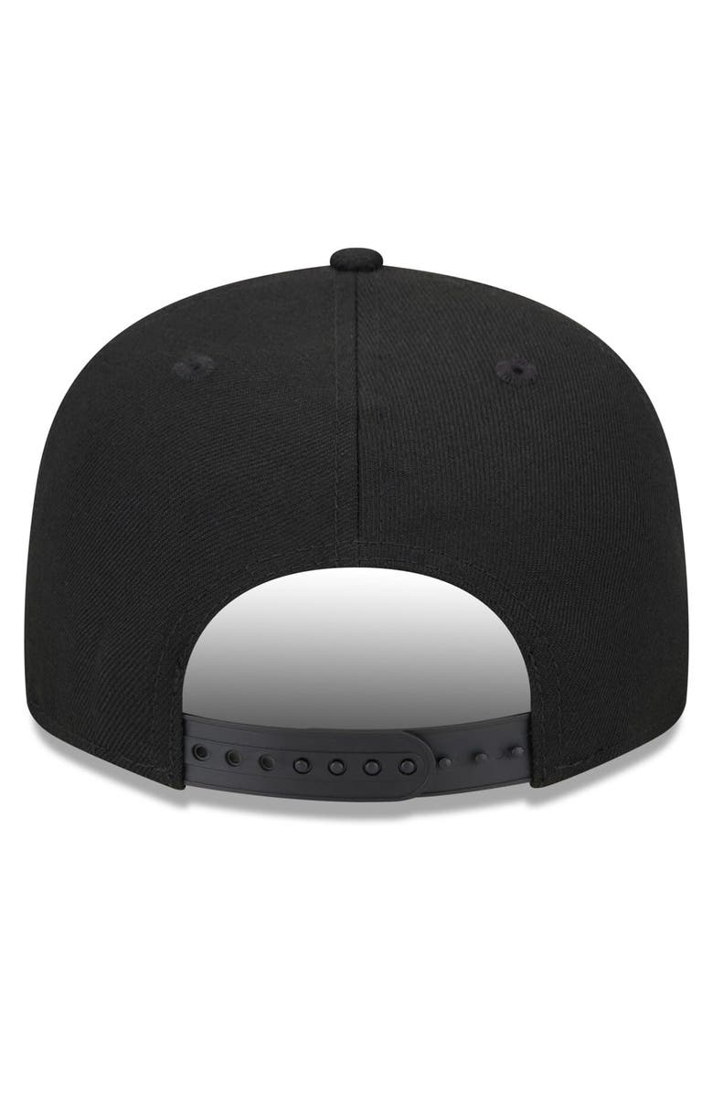 New Era Men's New Era Black Chicago Bulls  Rally Drive Finish Line Patch 9FIFTY Snapback Hat, Alternate, color, 
