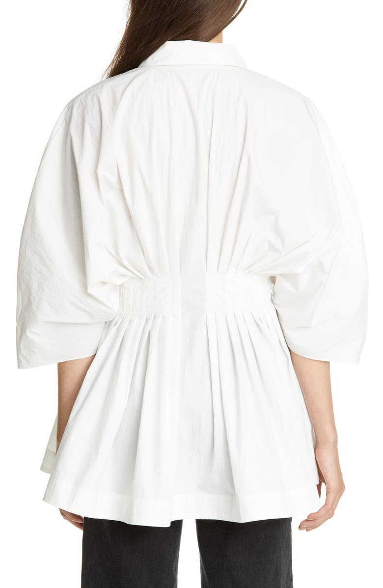CO Pleated Waist Shirt, Alternate, color, 