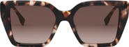 Fendi FF Diamonds 54mm Gradient Square Sunglasses
