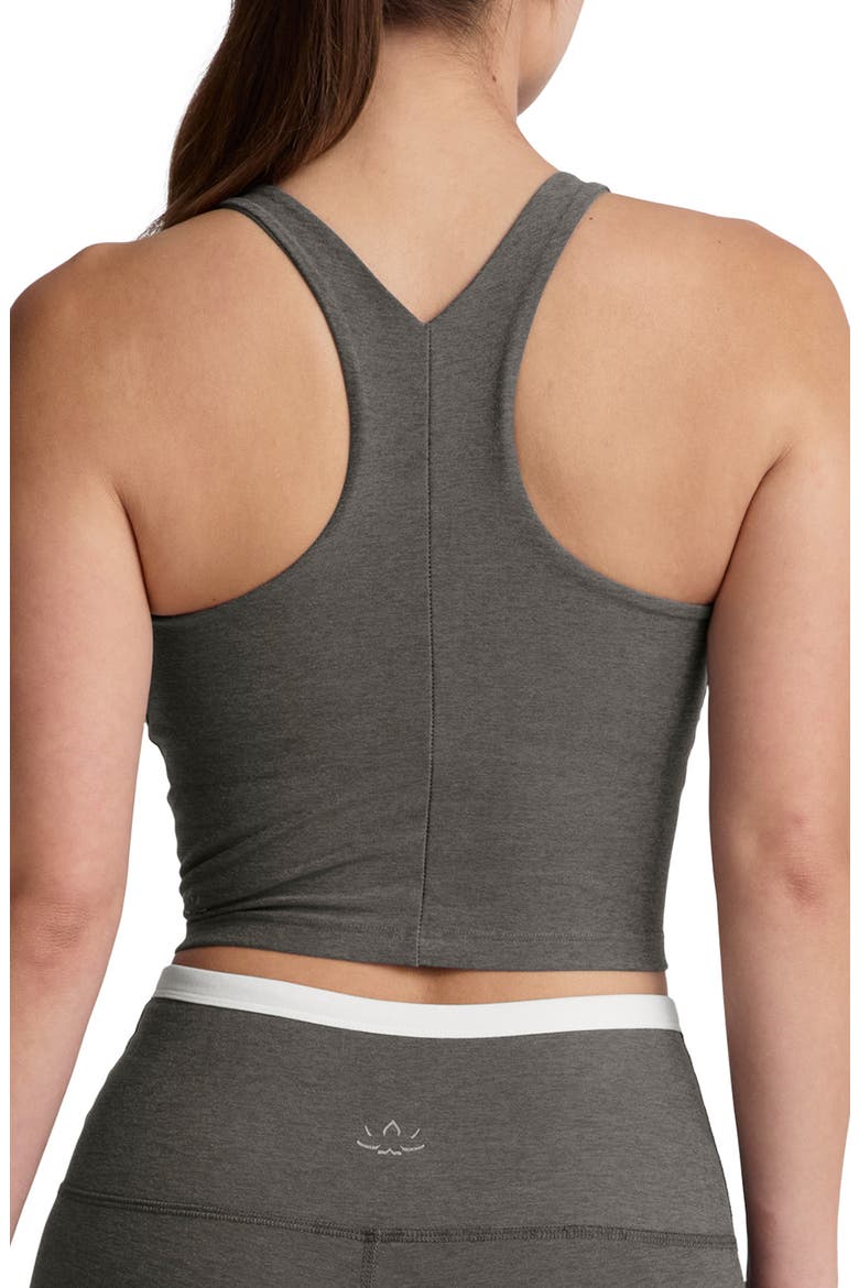 Spacedye Refocus Racerback Crop Tank, Alternate, color, TRUE GRAY HEATHER