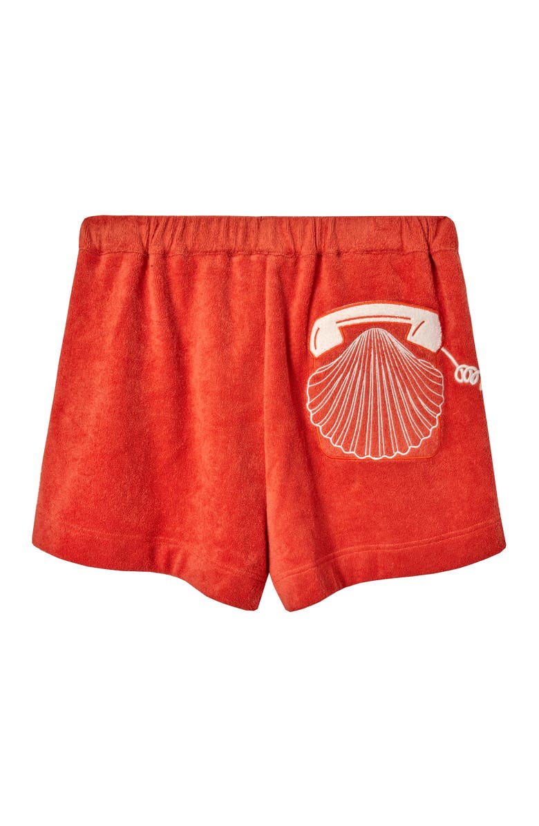 Tombolo 'Shellphone Booty Call' Mini Shorts, Alternate, color, Red