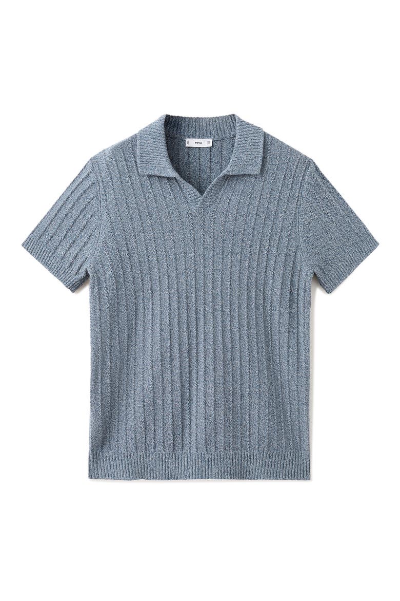 Fine Knit Cotton Polo, Alternate, color, INDIGO BLUE