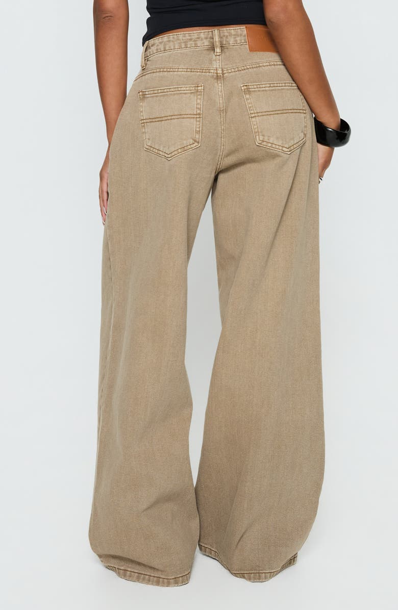 Princess Polly Naylor Mid Rise Wide Leg Jeans, Alternate, color,