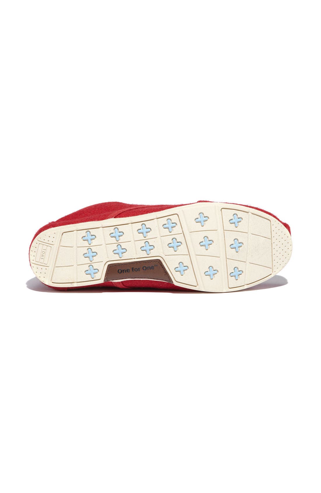 'Cordones' Woolen Sneaker, Alternate, color, RED