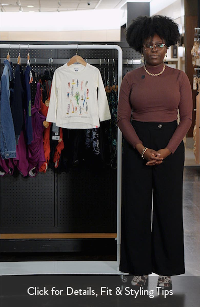 Kids' Feathers Long Sleeve Graphic T-Shirt, sales video thumbnail