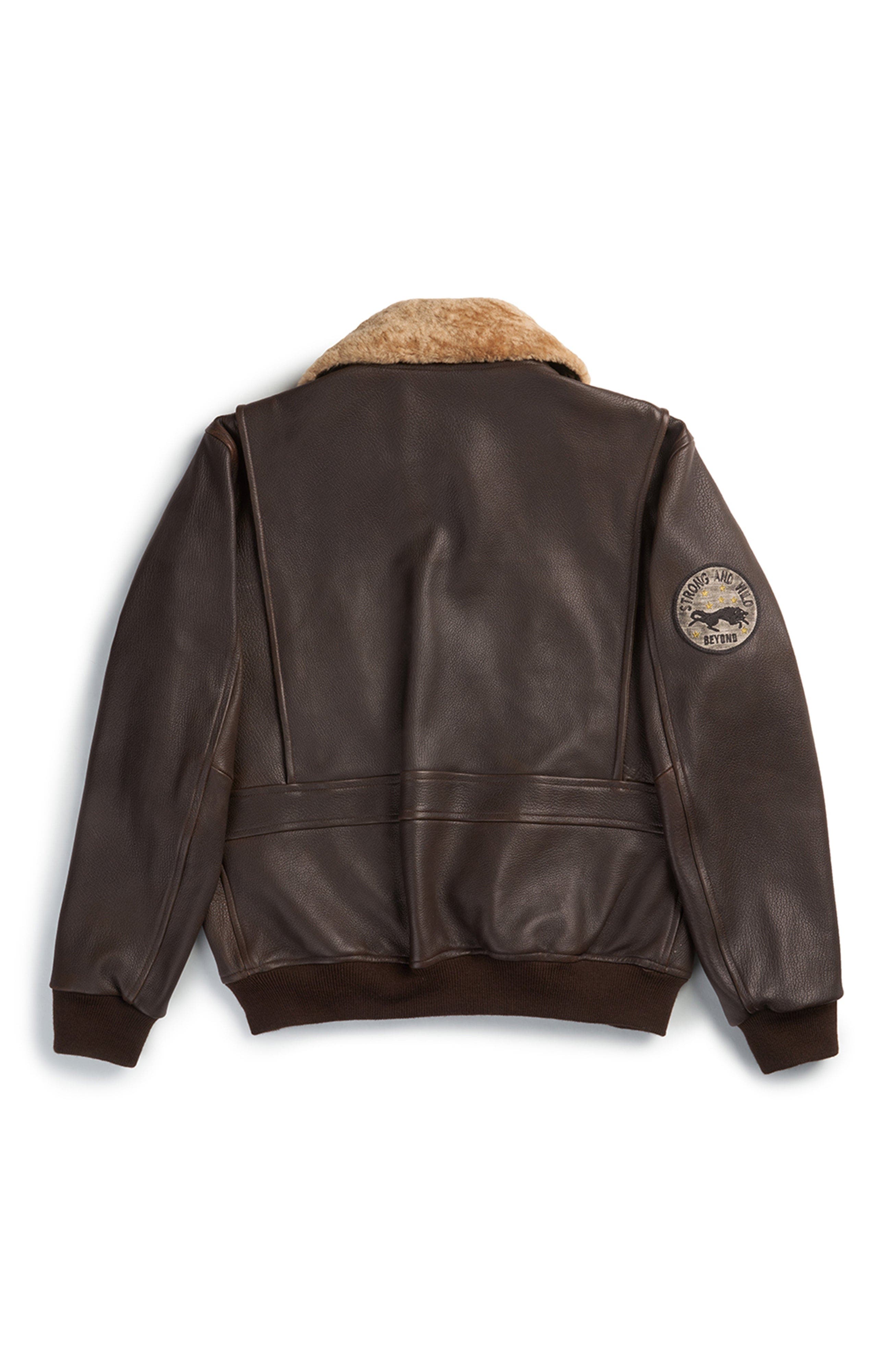 Last Wolf DENALI FLIGHT LEATHER JACKET — фото 3