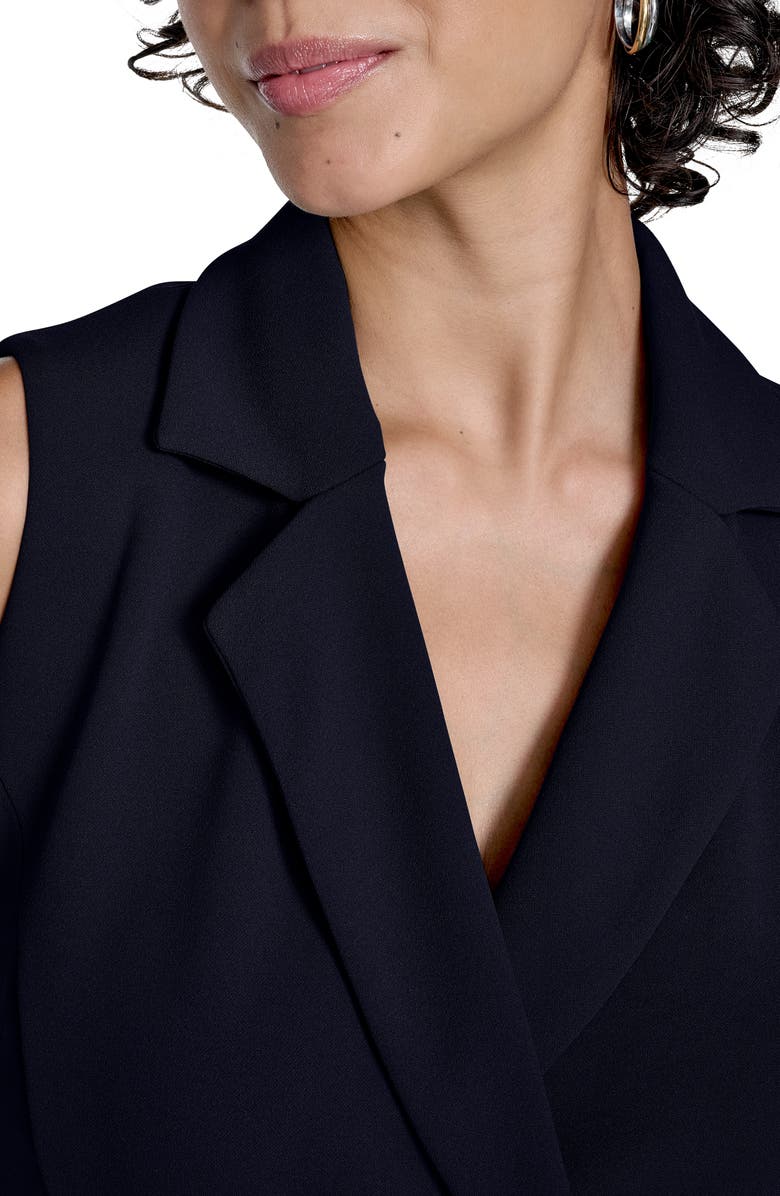 Calvin Klein Flounce Hem Shirtdress, Alternate, color, Black