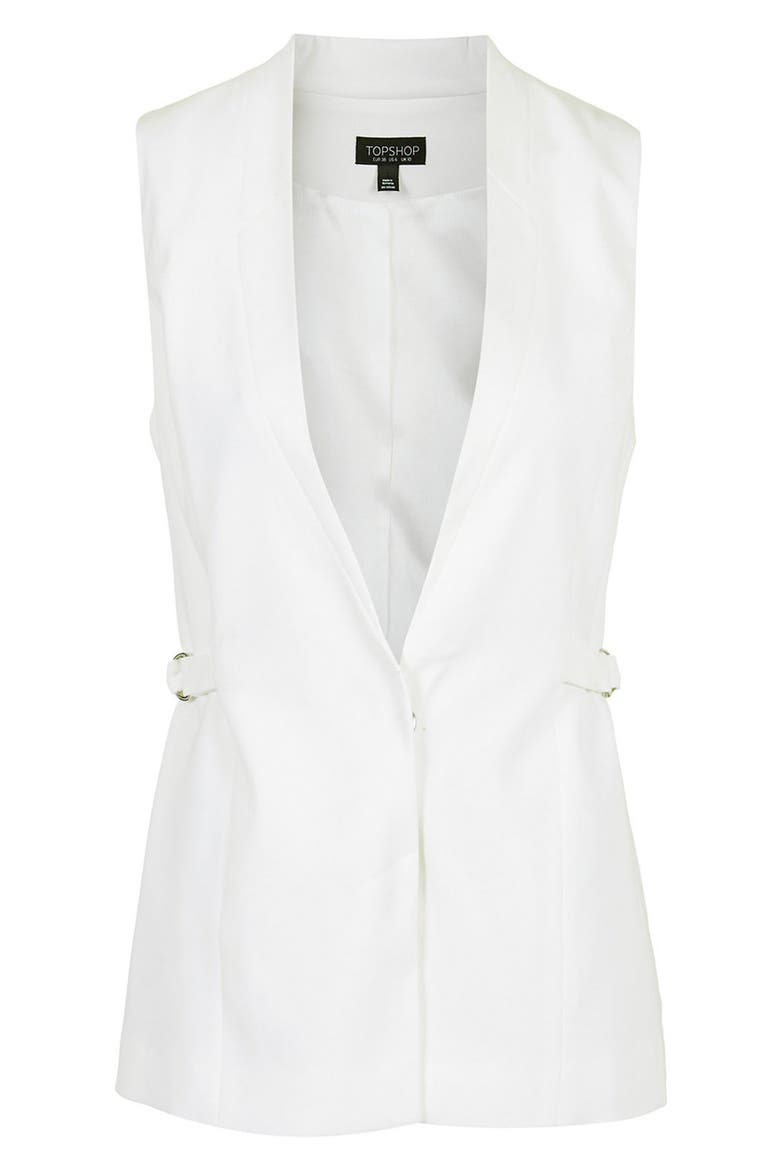 D-Ring Belt Vest, Alternate, color, CREAM