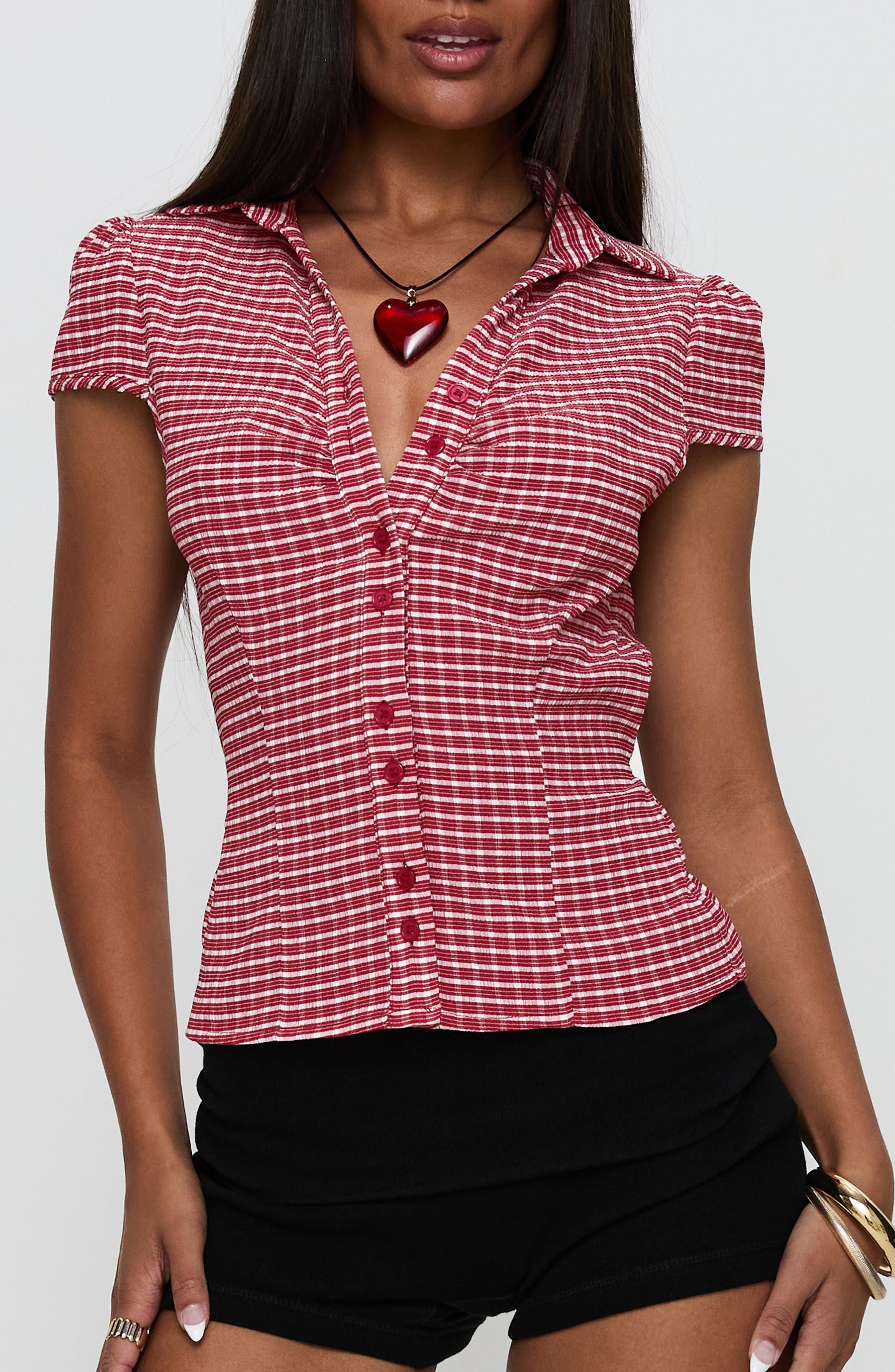 selected RED CHECK