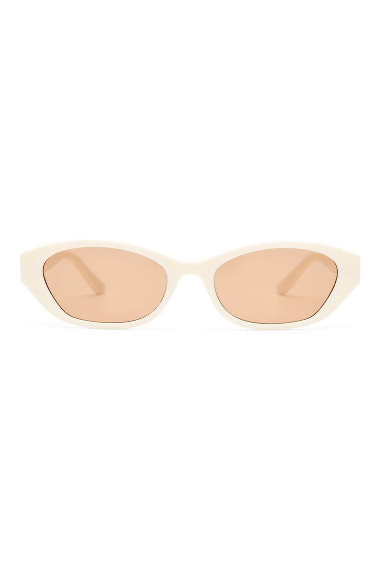 Moonstone Cat Eye Sunglasses, Main, color, IVORY