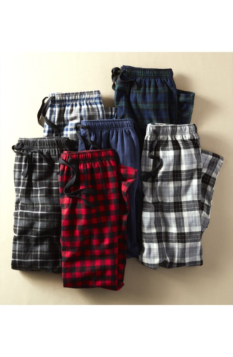 NORDSTROM MEN'S SHOP Flannel Lounge Pants, Alternate, color,