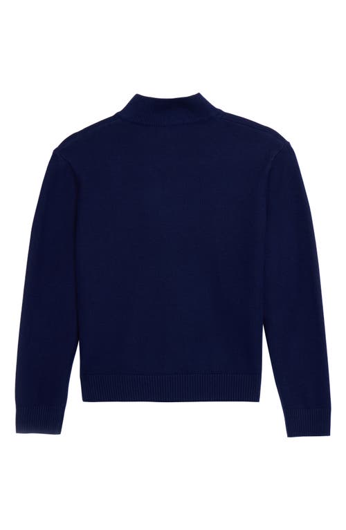 X-ray Xray Kids' Full Zip Cardigan Sweater In Blue