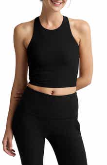 Spacedye High Neck Cropped Performance Tank