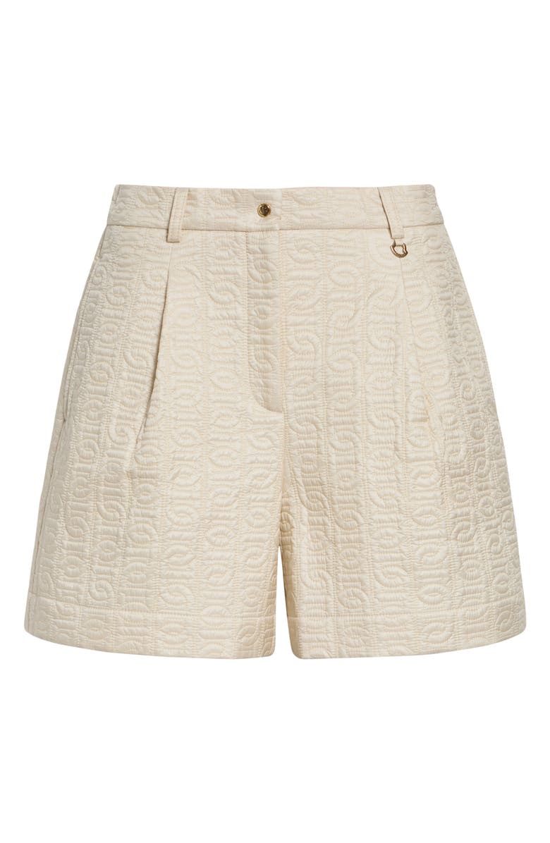 Moncler Quilted Nylon Shorts, Main, color, Beige