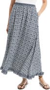 MAX STUDIO Printed Maxi Skirt