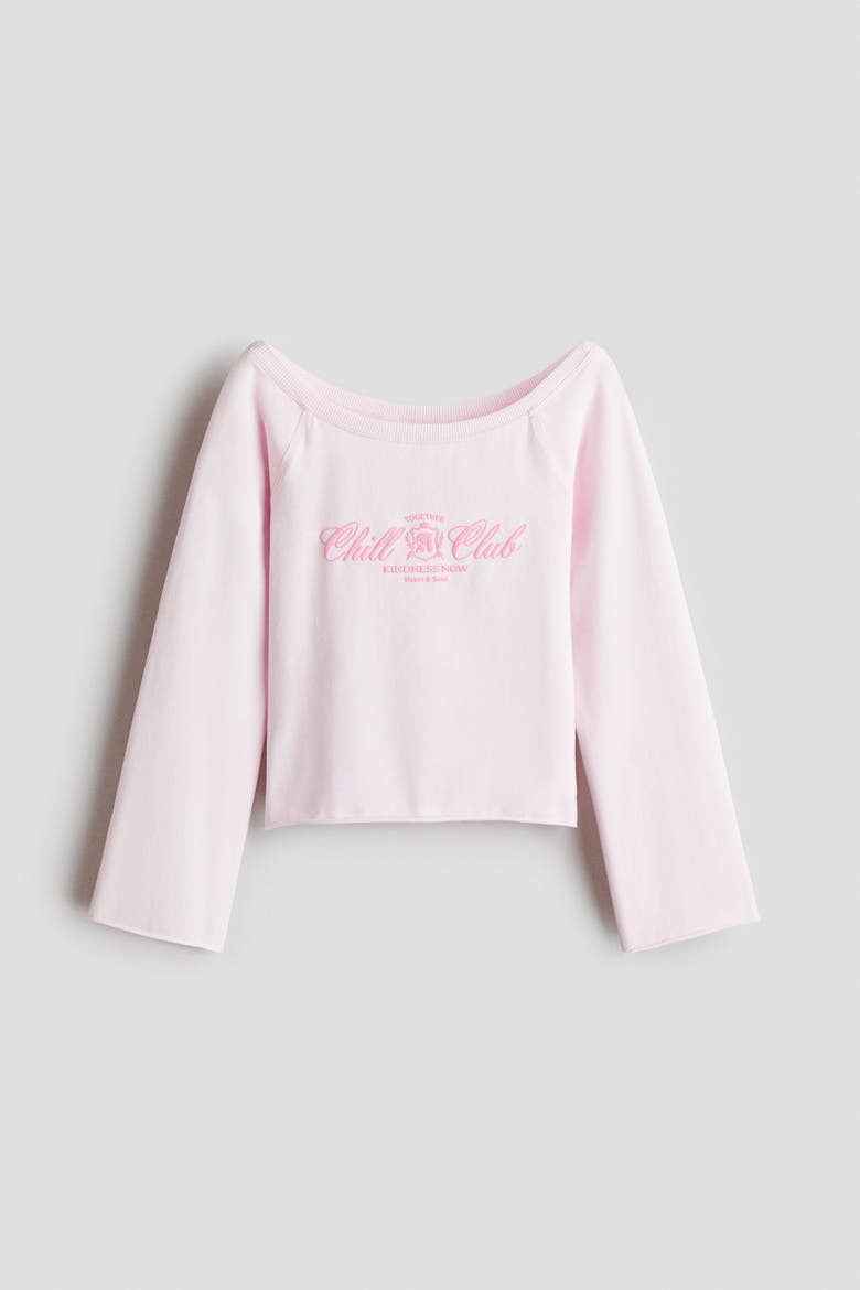 H&M Boat-neck Sweatshirt (Women) | Nordstrom