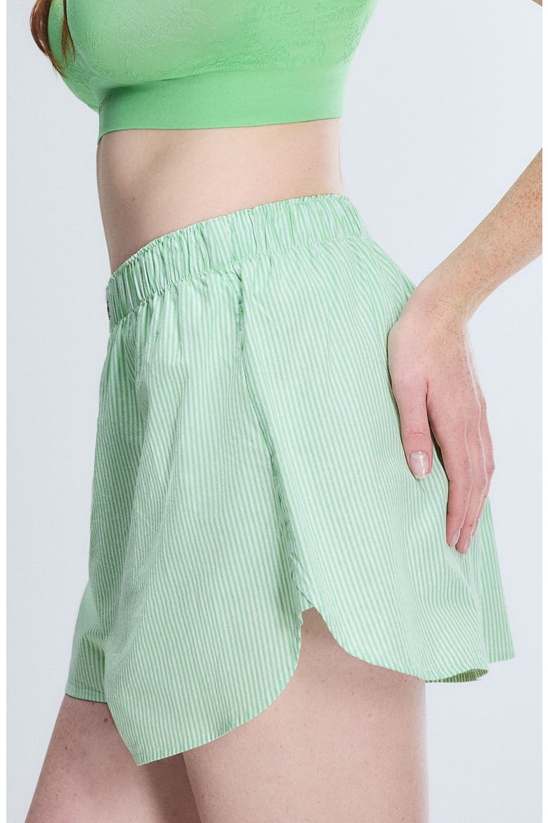 Kickback Casuals Pajama Boxers, Alternate, color, GREEN LOTUS LINE BY LINE