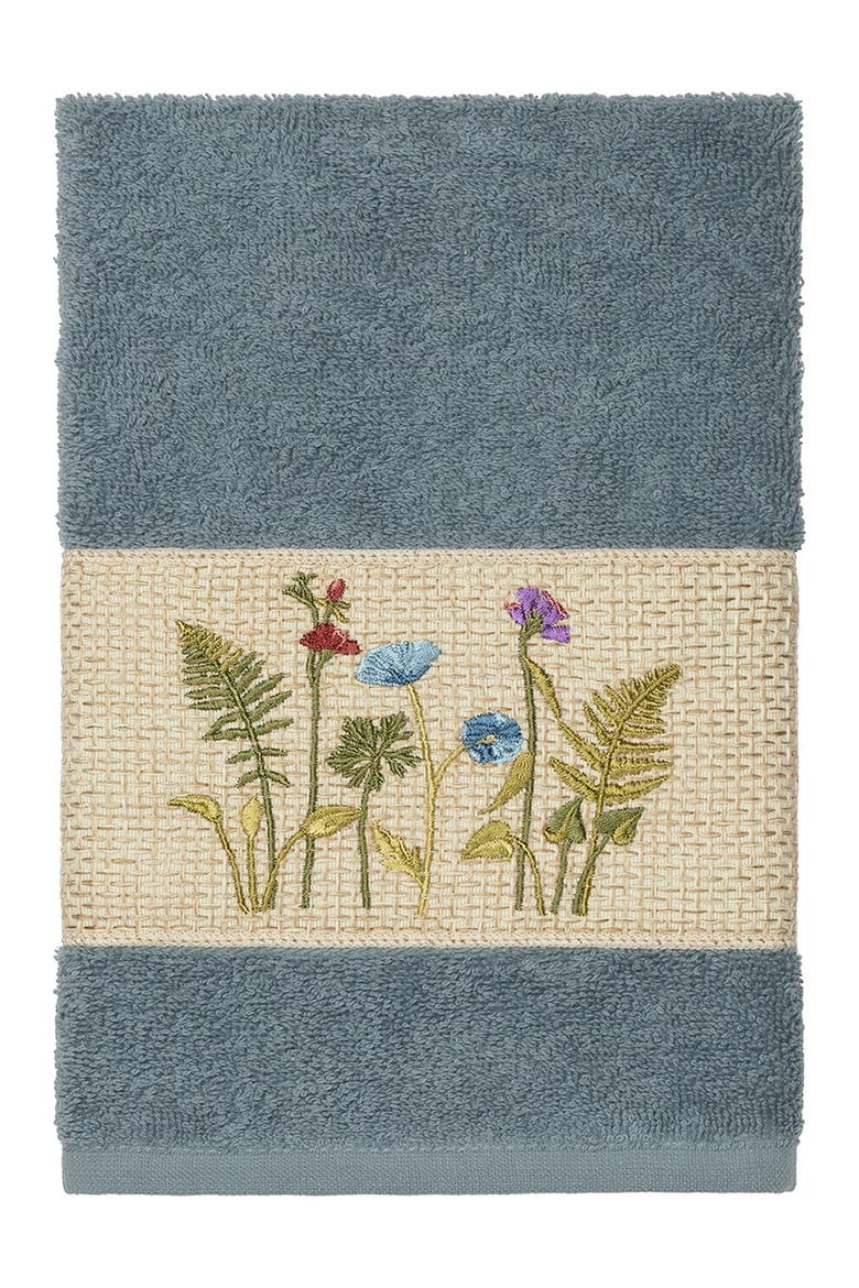 Serenity 3-Piece Embellished Towel - Teal, Alternate, color, TEAL