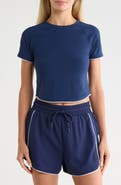 90 DEGREE BY REFLEX Nudetech Volley Club Crop T-Shirt