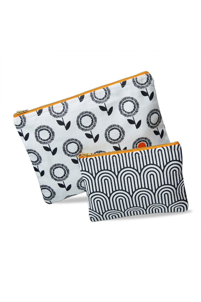 Do It For You Pouch S/2 Orange Cotton Everyday, Main, color, Orange