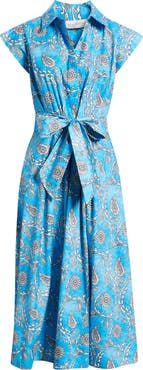 Elie Tahari The Fran Kaleidoscope Maxi Shirtdress