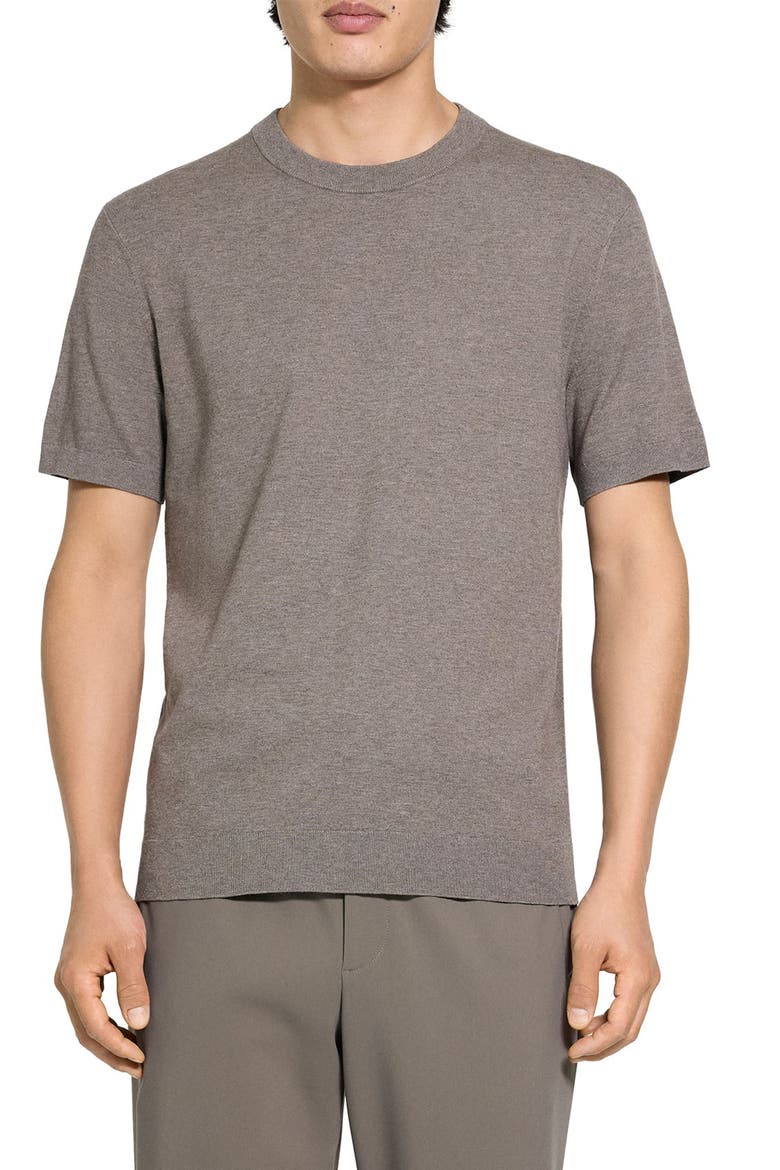 Soris T-Shirt, Main, color, MOREL MELANGE