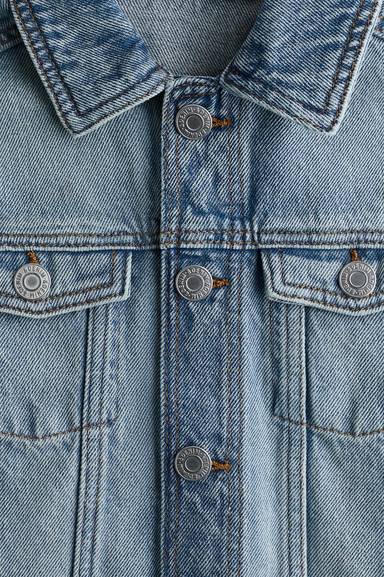 Denim Jacket, Alternate, color, Light denim blue