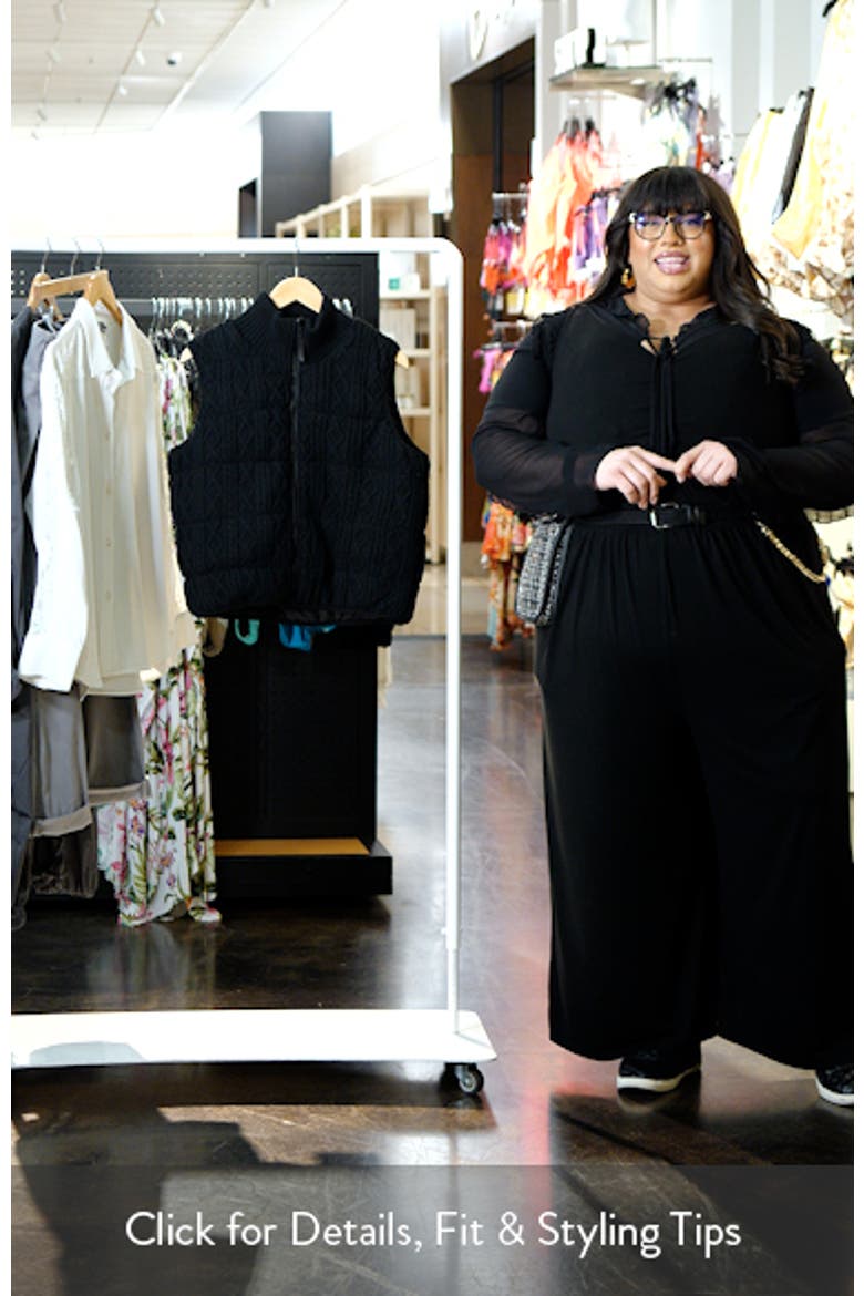 Prudence Reversible Puffer Sweater Vest video
