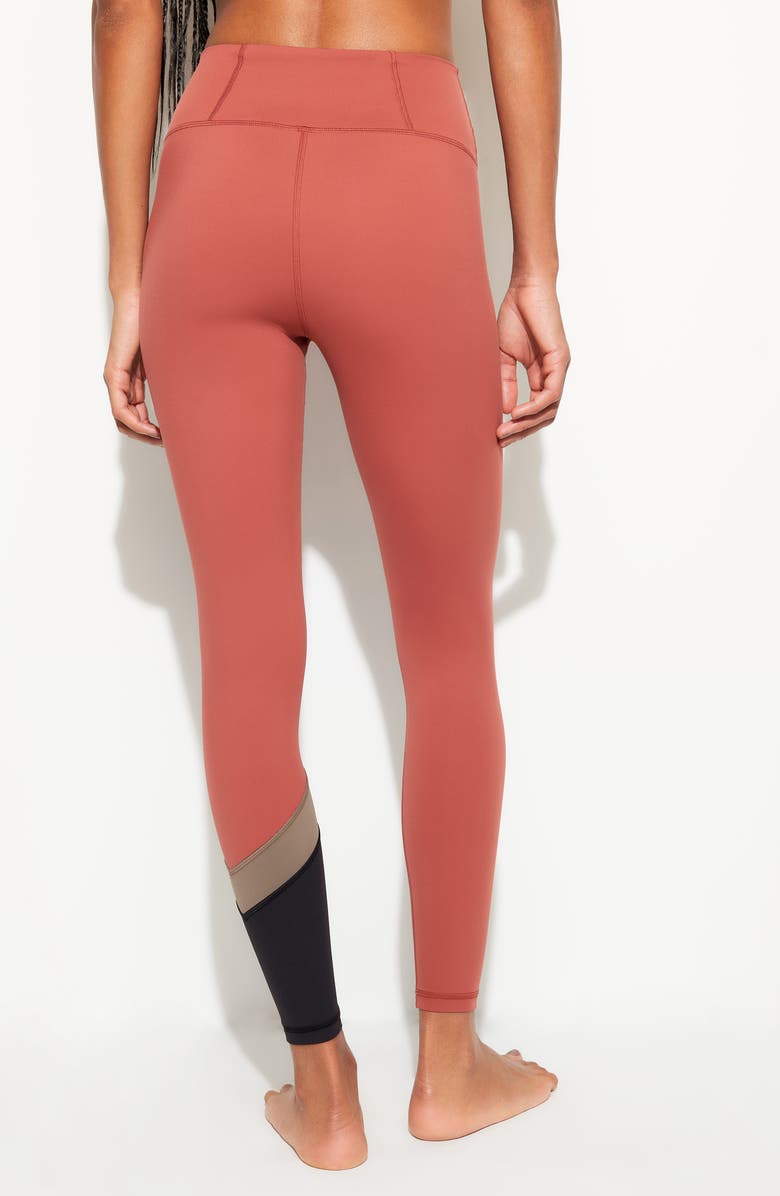 Spiritual Gangster Baldwin Ankle Leggings, Alternate, color, Canyon