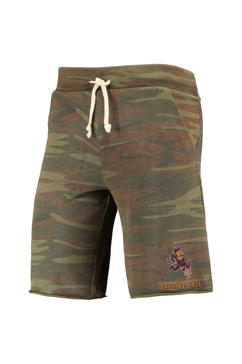 Men's Camo Alternative Apparel Arizona State Sun Devils Victory Lounge Shorts, Alternate, color, Camo