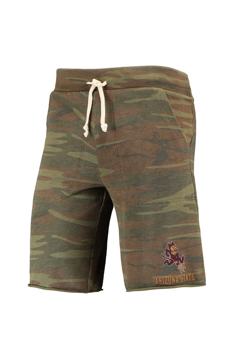 ALTERNATIVE APPAREL Men's Camo Alternative Apparel Arizona State Sun Devils Victory Lounge Shorts, Alternate, color, Camo