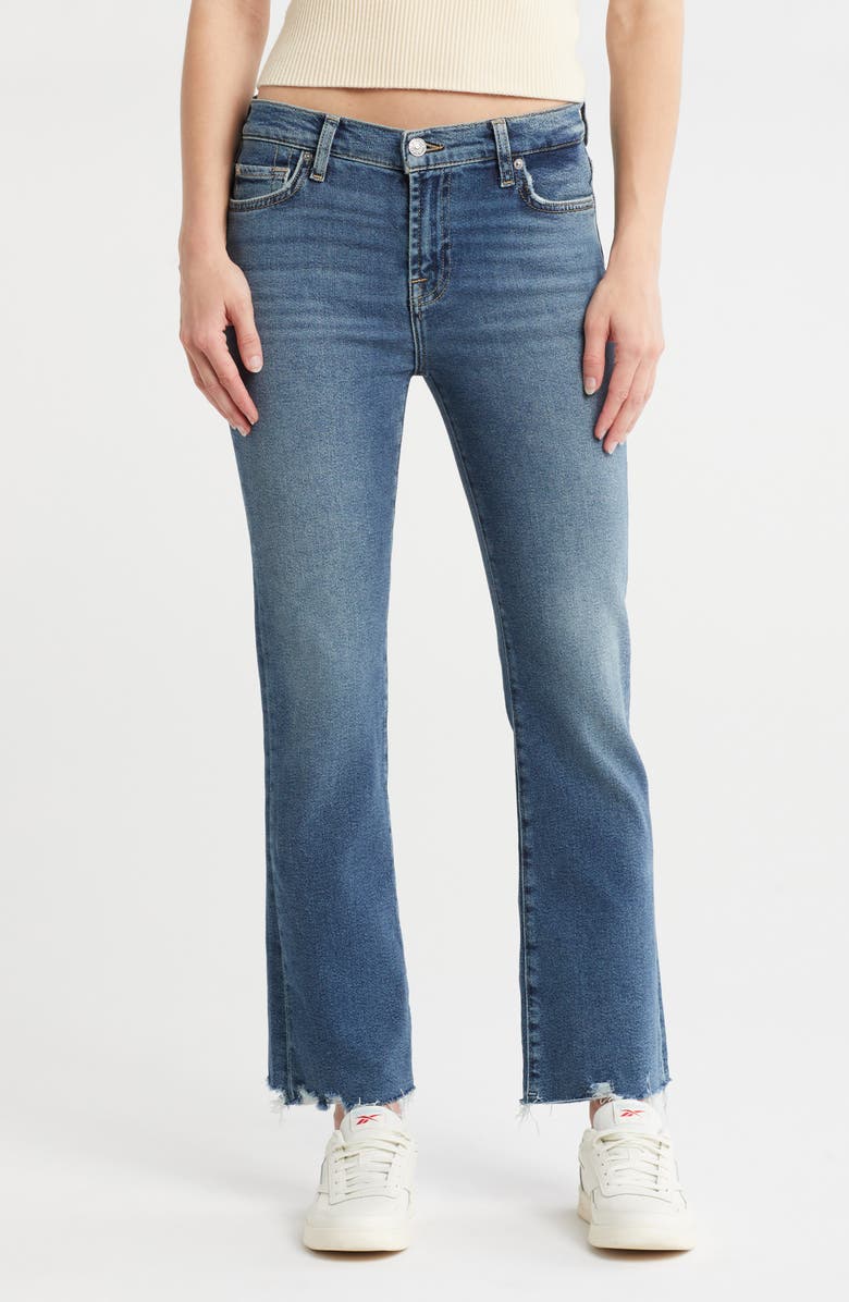 7 For All Mankind Daisy Raw Ankle Bootcut Jeans, Main, color,