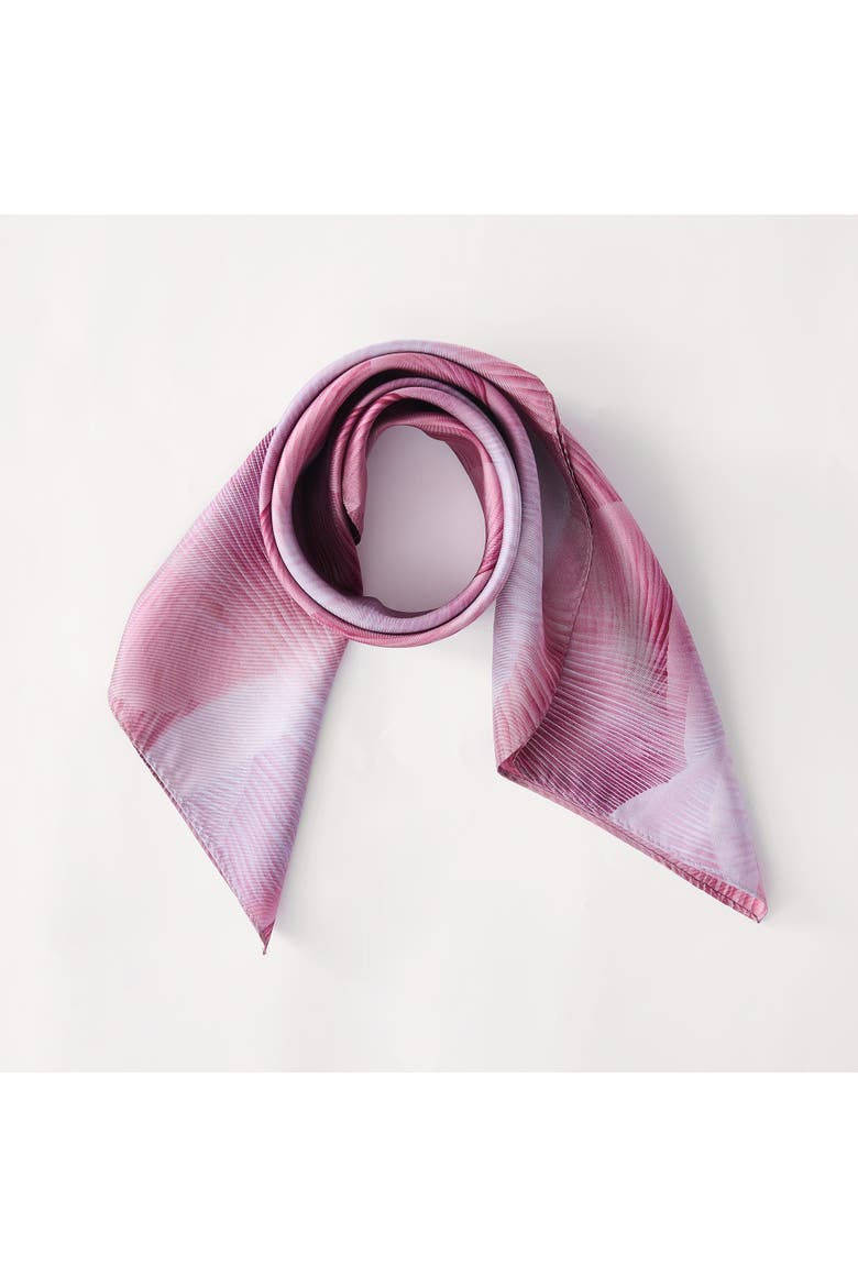 Gilded Spore Silk Scarf, Alternate, color, Rose