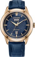 Citizen Eco-Drive Leather Strap Watch