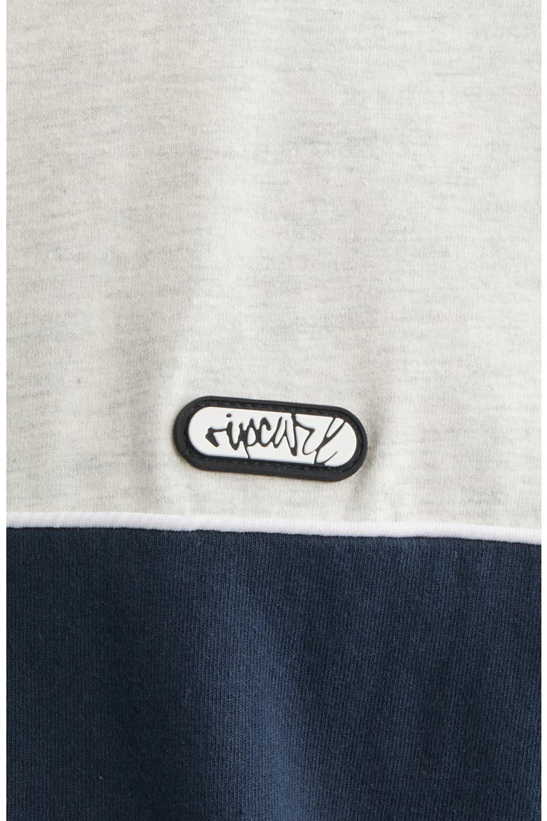 Halfa Panel Cotton T-Shirt, Alternate, color, GREY MARLE