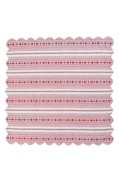 Villa Stripe Square Tablecloth