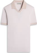 Bugatchi Pima Cotton Johnny Collar Polo