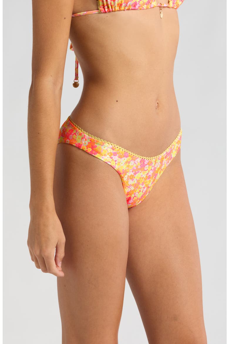 V-Cut Bikini Bottoms, Alternate, color, MIMOSA MEADOWS
