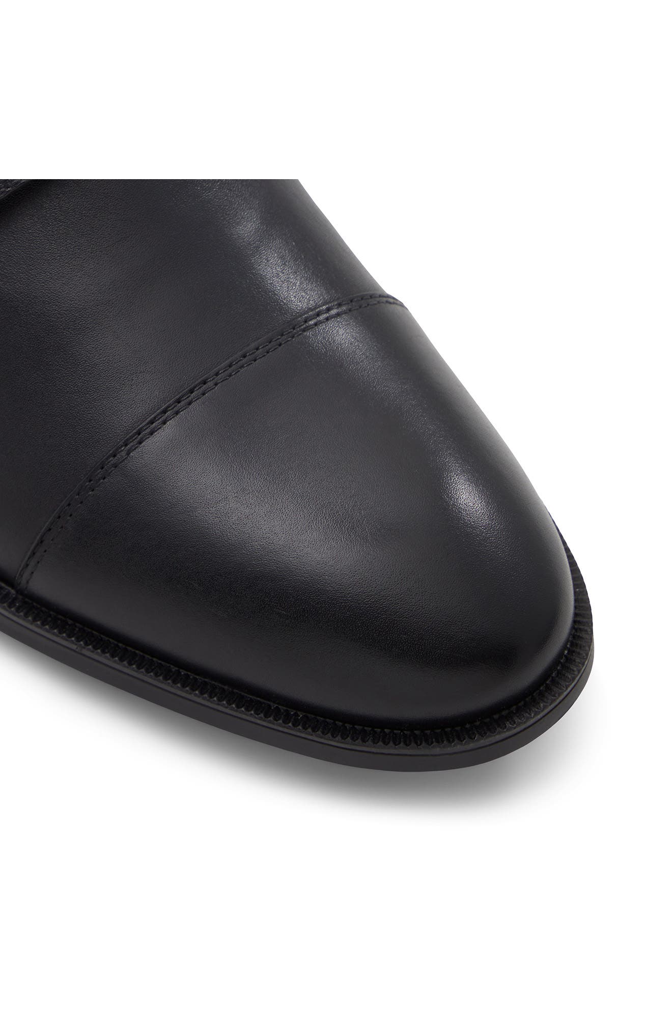 ALDO Rupert Monk Strap Loafer, Alternate, color, Smooth Black