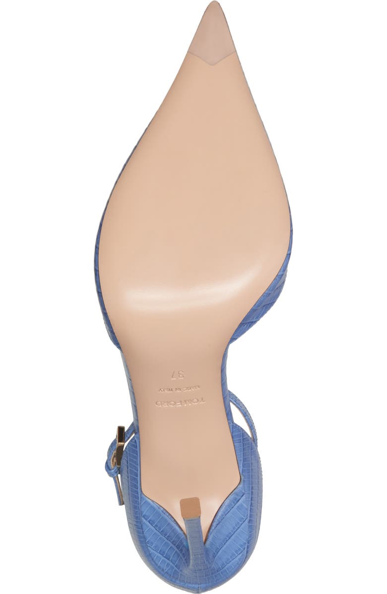 TOM FORD Vertigo Ankle Strap d'Orsay Pump, Alternate, color, Ubd Stone Blue