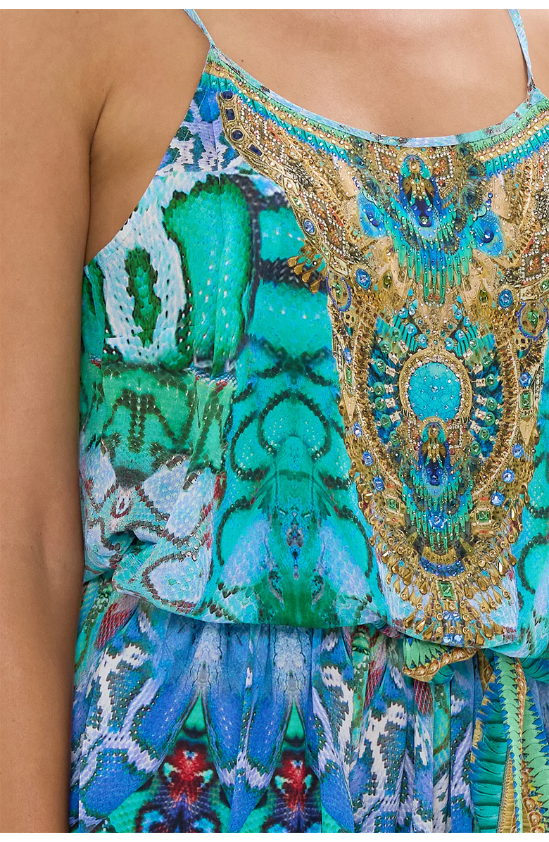 Camilla SHOESTRING STRAP PLAYSUIT LAND OF WONDER, Alternate, color, 