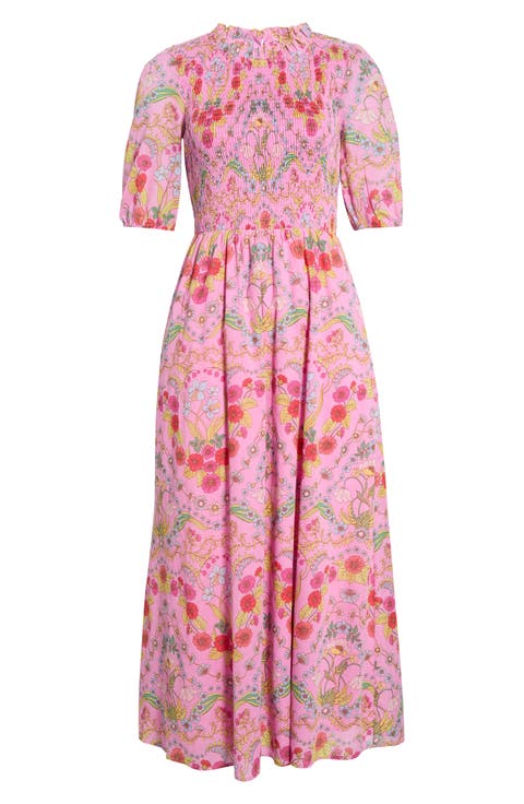 Ramsie Floral Smocked Maxi Dress