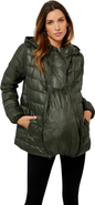 Modern Eternity Lightweight Puffer Convertible 3-in-1 Maternity Jacket