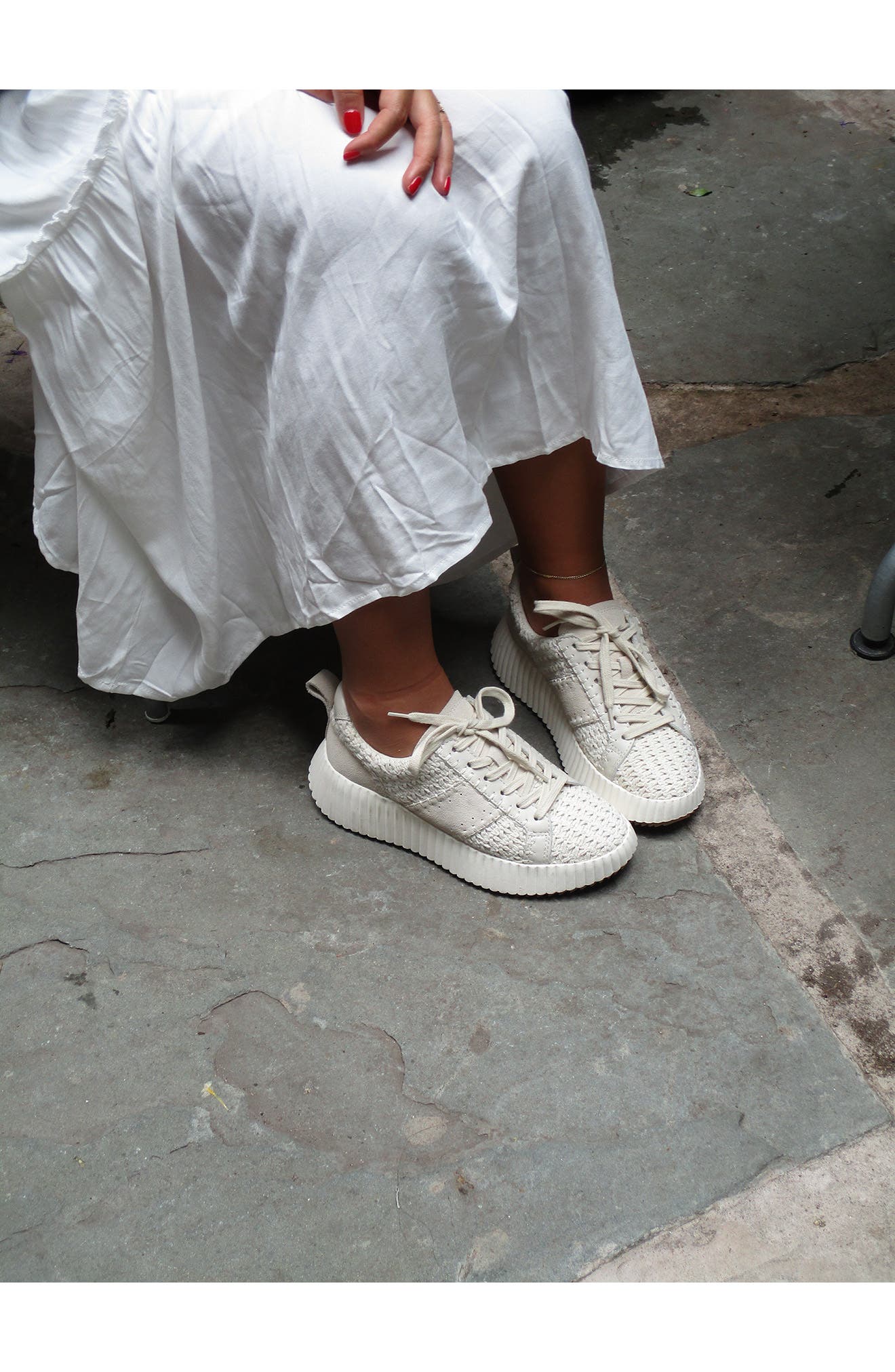 Dolley Sneaker, Alternate, color, SANDSTONE KNIT