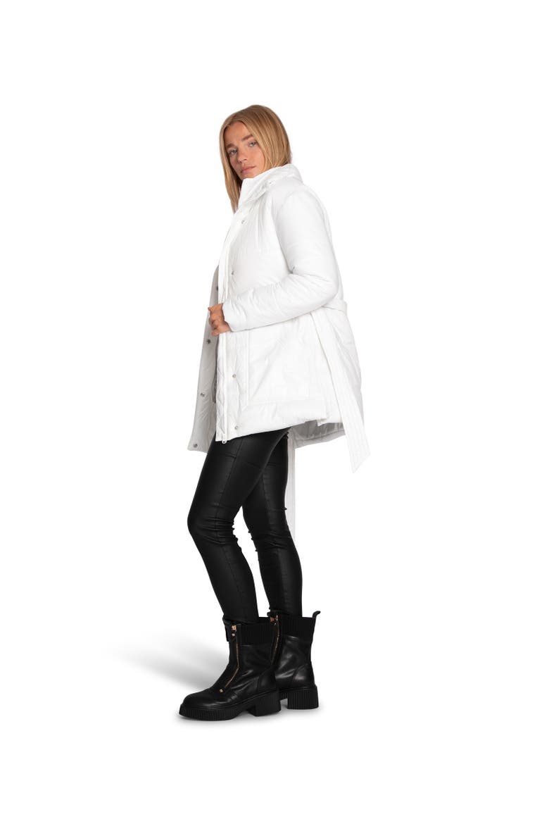 Moonrise Belted Puffer Jacket, Alternate, color, OffWhite