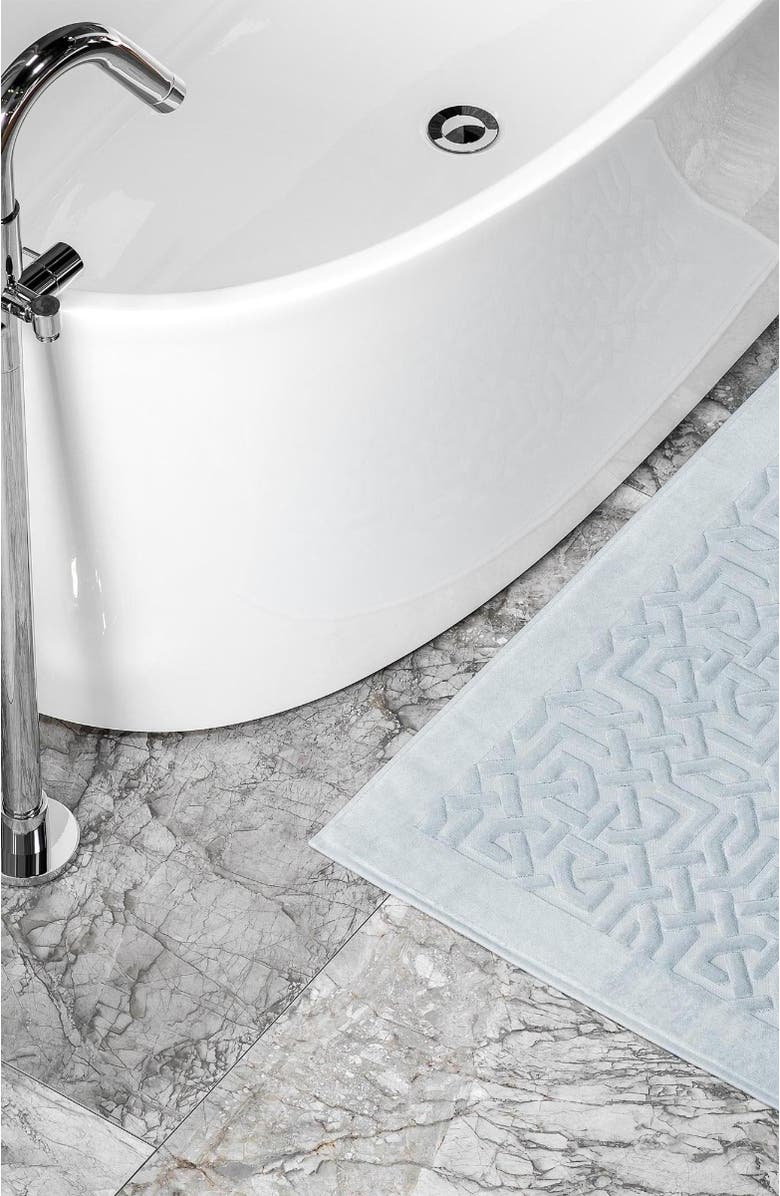 Togas Mira Bath mat, Alternate, color, Blue