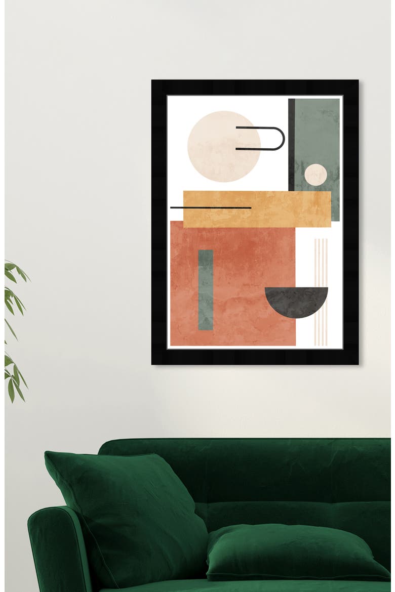 Prints Abstract Wall Art - 13"x19", Alternate, color, ORANGE